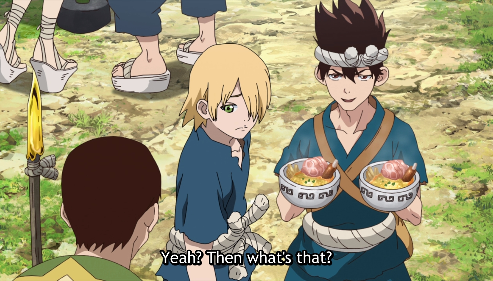 Dr. Stone Episode 9 - Let There Be Light - I drink and watch anime