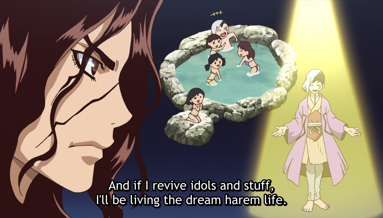 Dr. Stone Episode 9 - Let There Be Light - I drink and watch anime