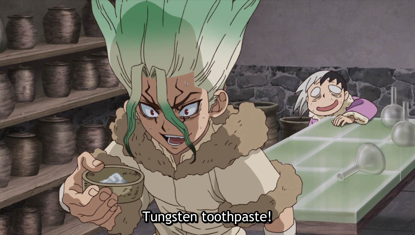 Dr. Stone Episode 23 High Five I drink and watch